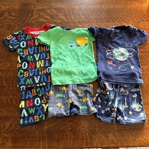 3T shorts pajama lot of three